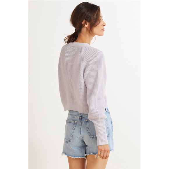 525 AMERICA FOR EVEREVE NWT Brooke Balloon Sleeve Knit Cardigan // L - Picture 3 of 13